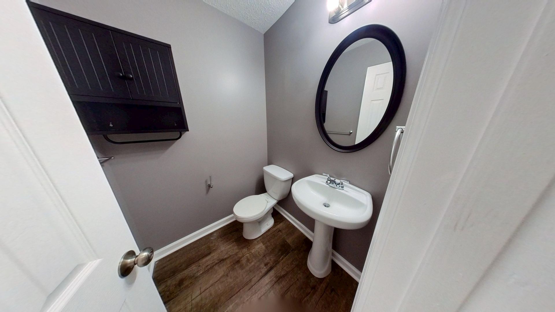 Bathroom after fire restoration