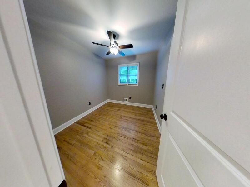 Master bedroom fire damage after restoration