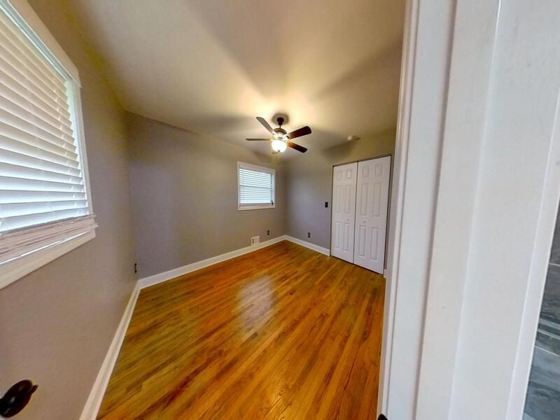 Secondary bedroom fire damage after restoration