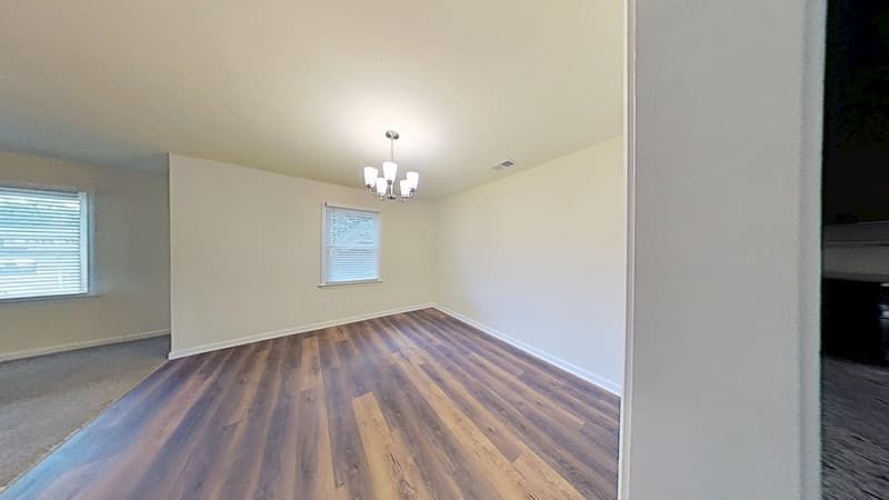 Bedroom after complete fire damage repair with restored walls and fresh finishes