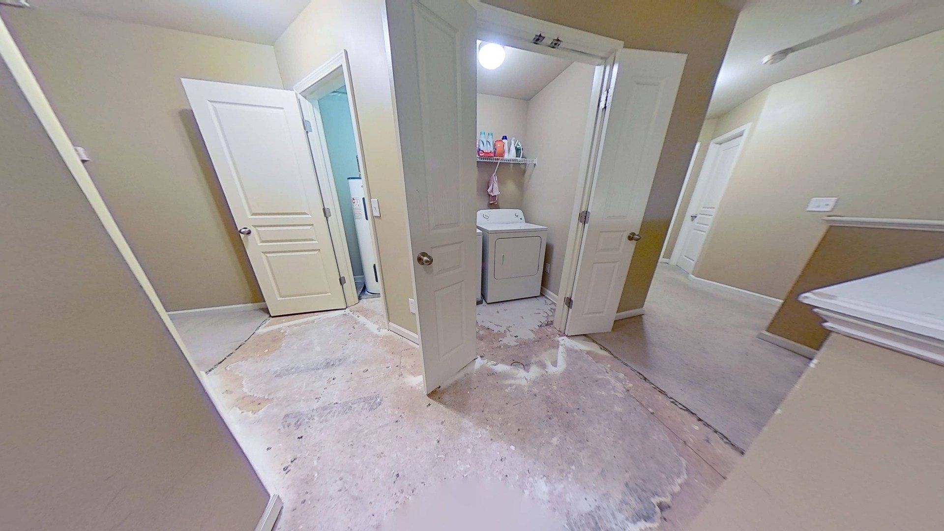 Hot Water Leak Restoration