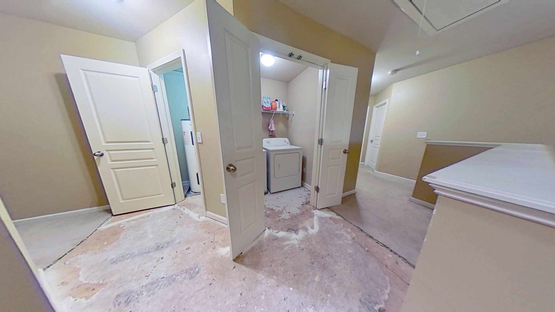 Hot Water Leak Restoration