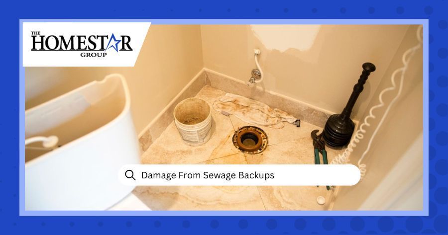 Damage from Sewage Backup
