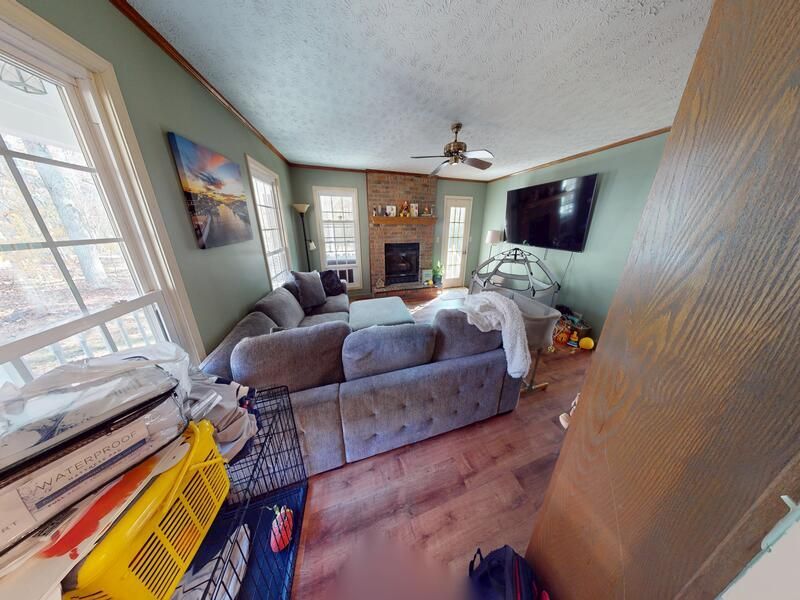 Fire damage before restoration