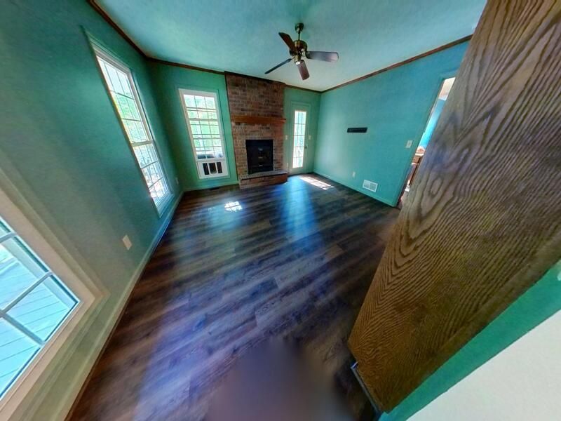 Fire damage after restoration