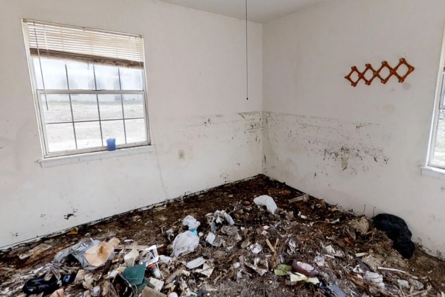 Flash flood water damage in Atlanta home