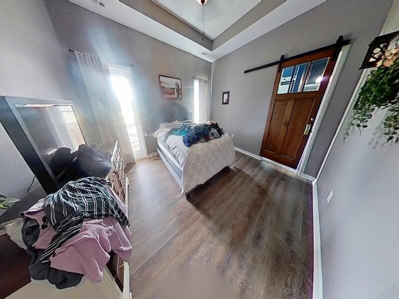 Restored bedroom in Monroe after water damage repair