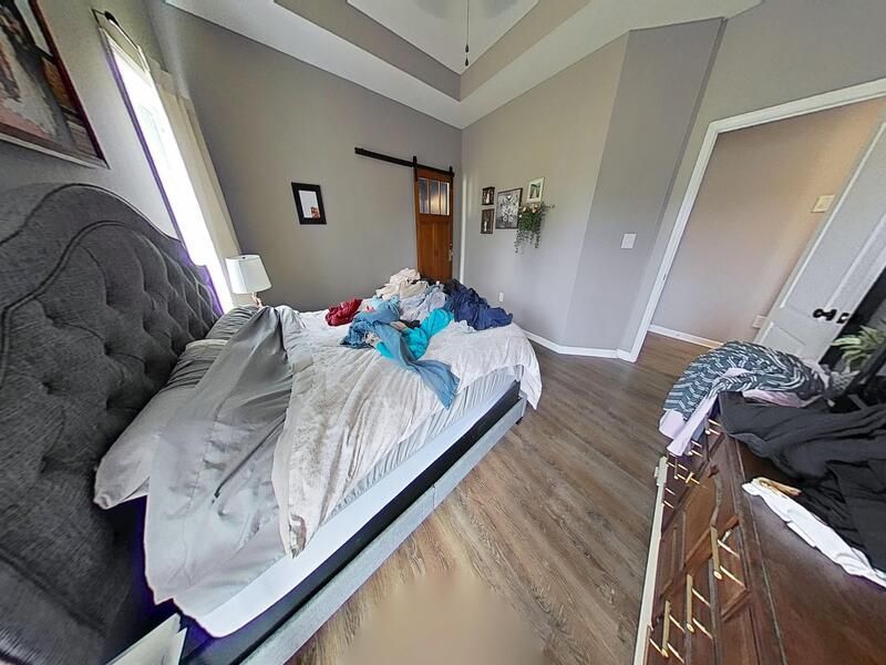 Bedroom after complete flood restoration