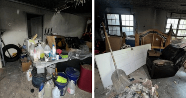 fire and smoke recovery in a Conyers, GA home