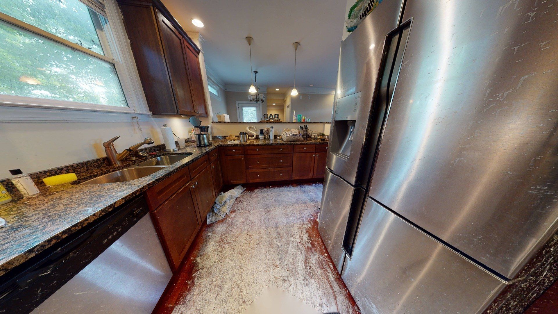 Fire Cleanup in Downtown Atlanta