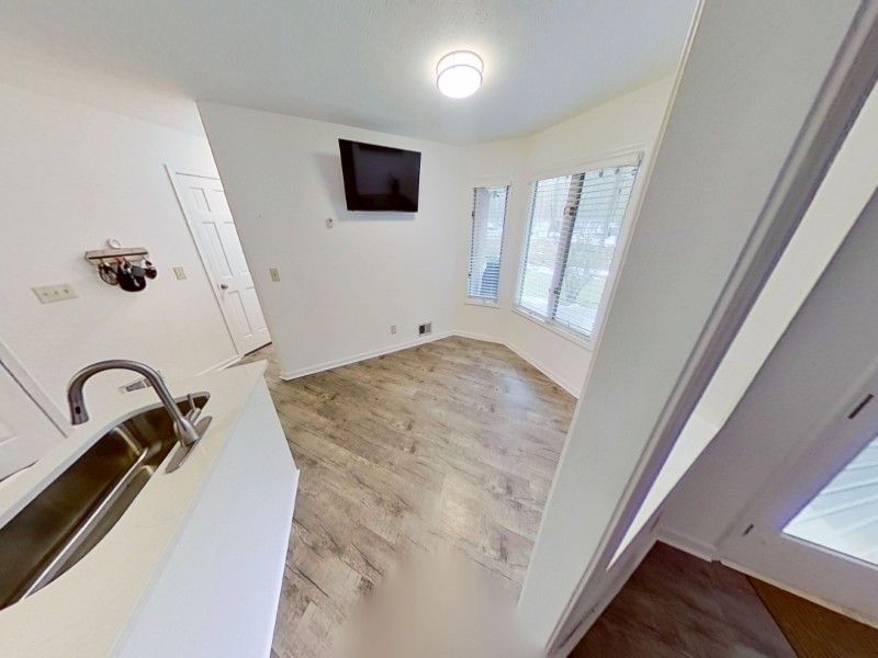 Kitchen fire damage after restoration