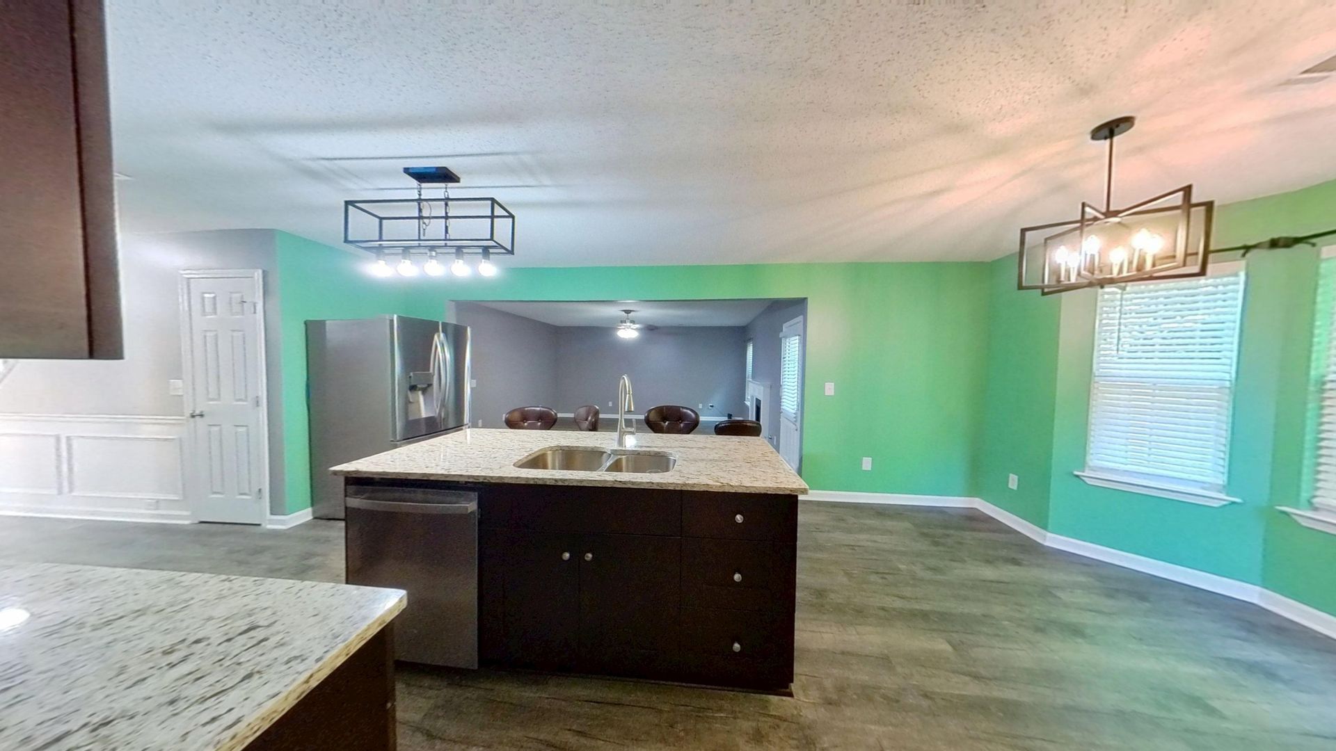 Kitchen secondary area after restoration