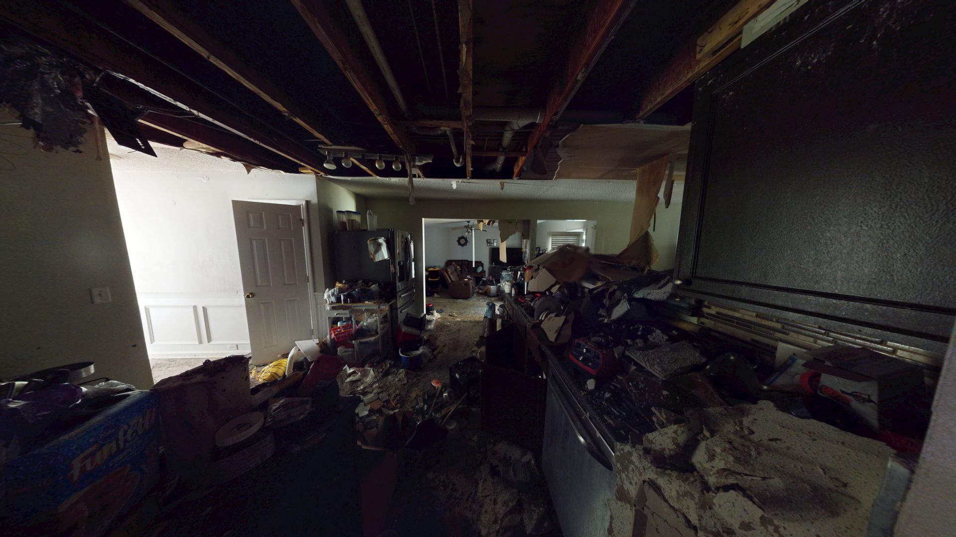 Kitchen secondary area before restoration