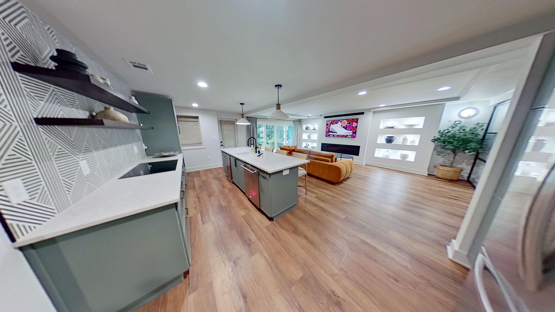 Kitchen after remodeling