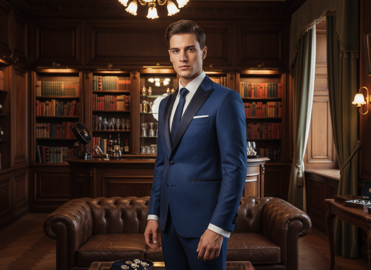 Hochzeitsanzug mit Hemd und Accessoires