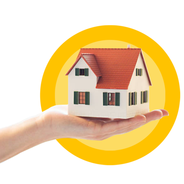 A hand holding a model house, illustrating Sunshine Homebuyers' fast and hassle-free option to sell your Omaha house for cash.