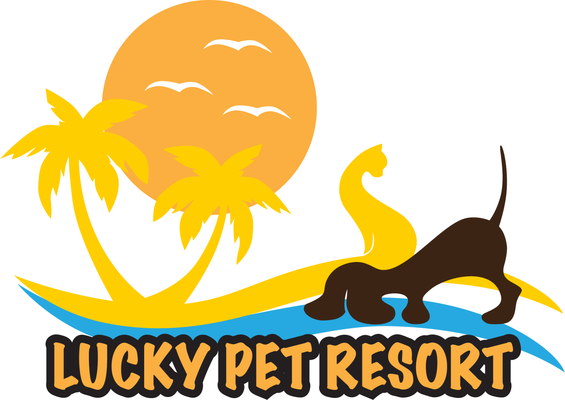 Lucky Pet Resort Logo