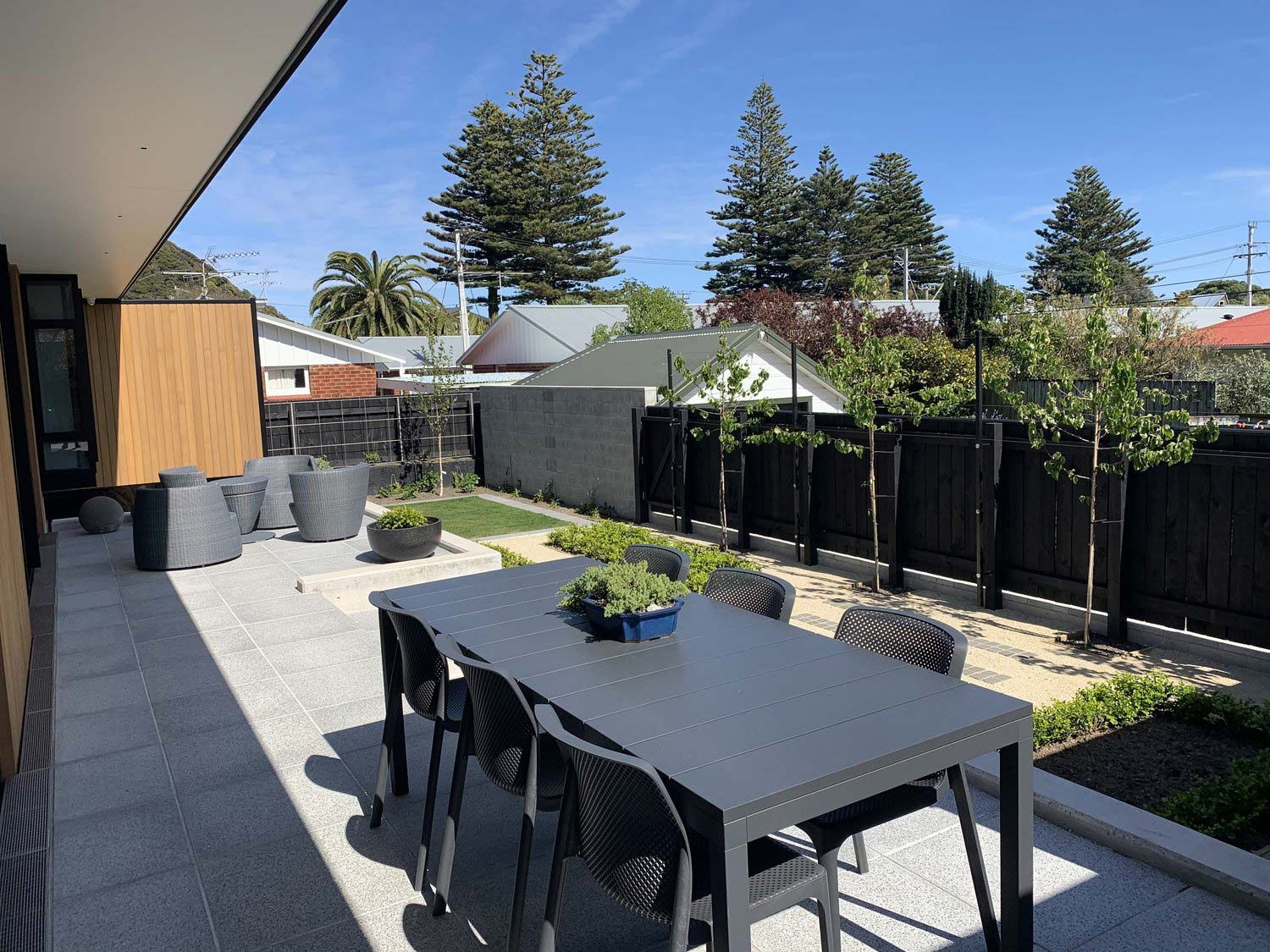 Relaxing Outdoor Space — Wellington, NZ — Three Trees Landscaping