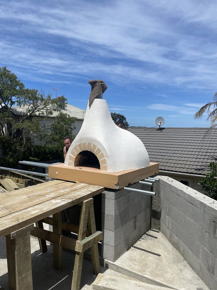 Pizza Oven Construction — Wellington, NZ — Three Trees Landscaping