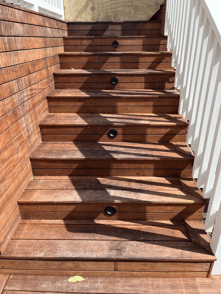 Wooden Staircases — Wellington, NZ — Three Trees Landscaping