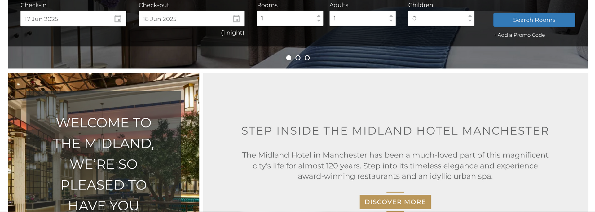 Picture of The revitalising: The Midland Hotel, Manchester. Picture of The revitalising: The Midland Hotel, Manchester.