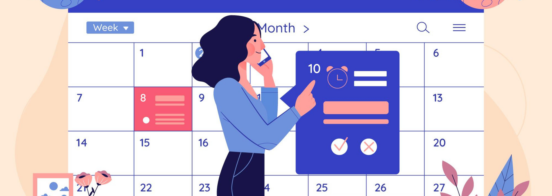 Picture of close-up of a yearly calendar. Picture of close-up of a yearly calendar.