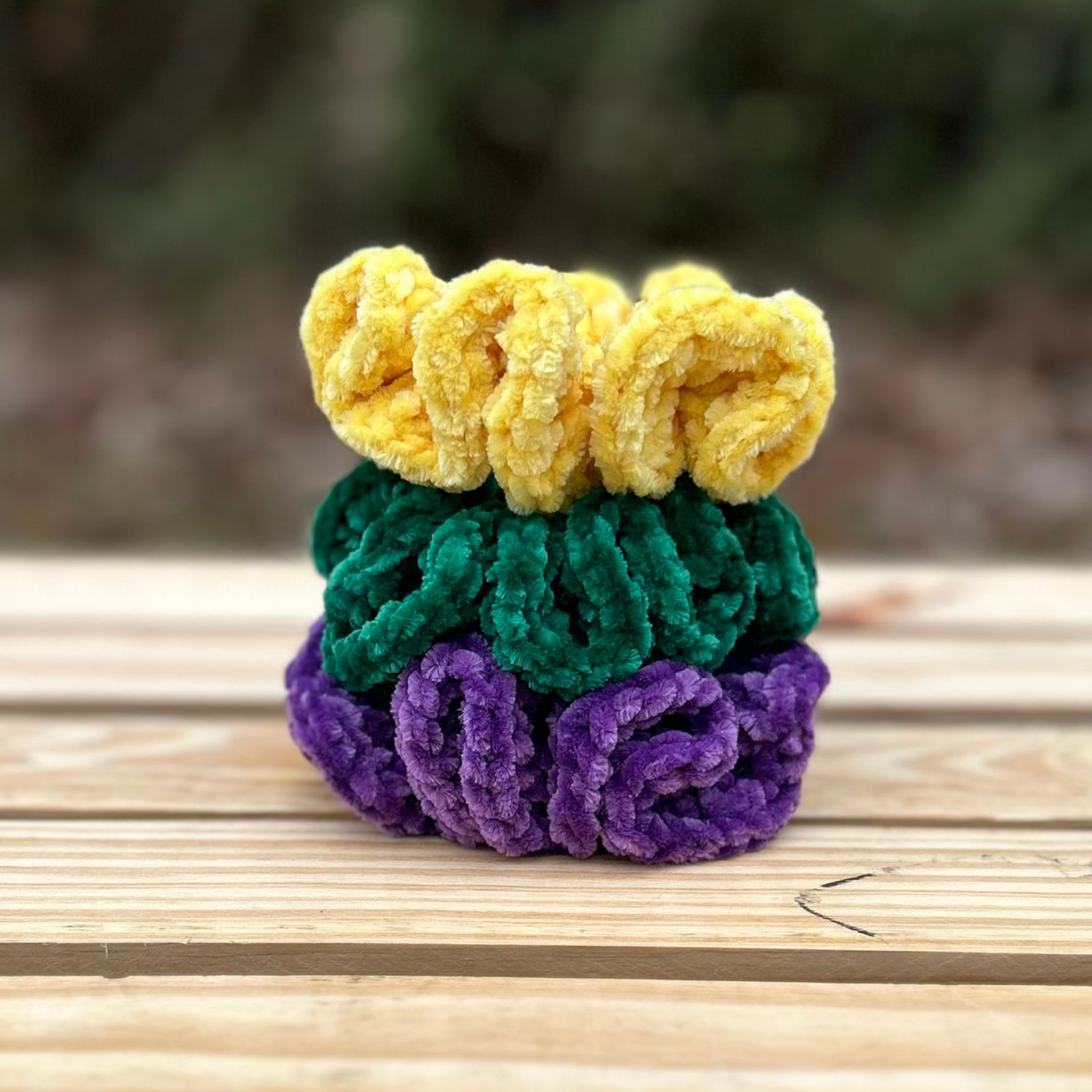 Wildflower Scrunchies - Set of 3