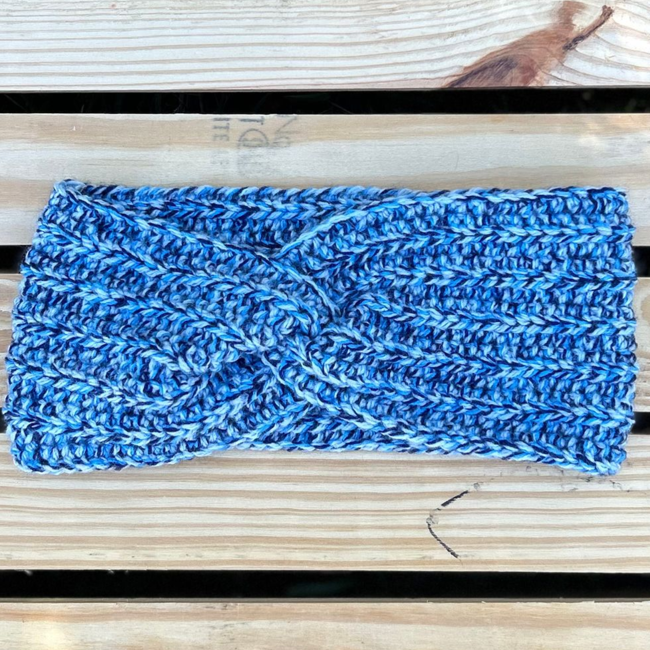 Light Blues Ear Warmer - Small/Medium Adult
