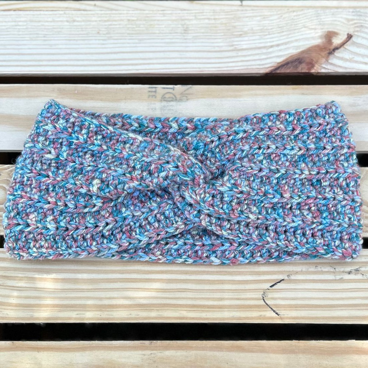 Muted Rainbow Mix Ear Warmer - Small/Medium Adult