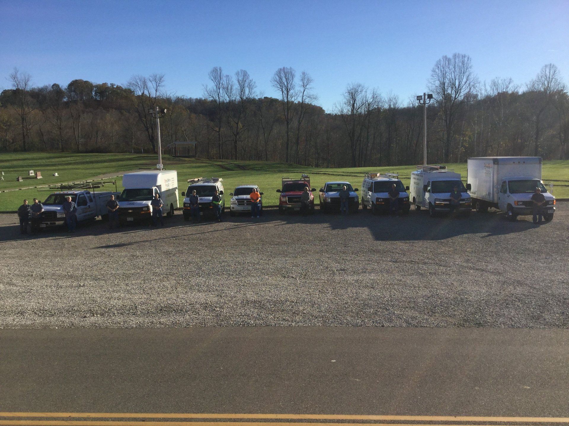 Snouffer's Fire & Safety fleet and crew