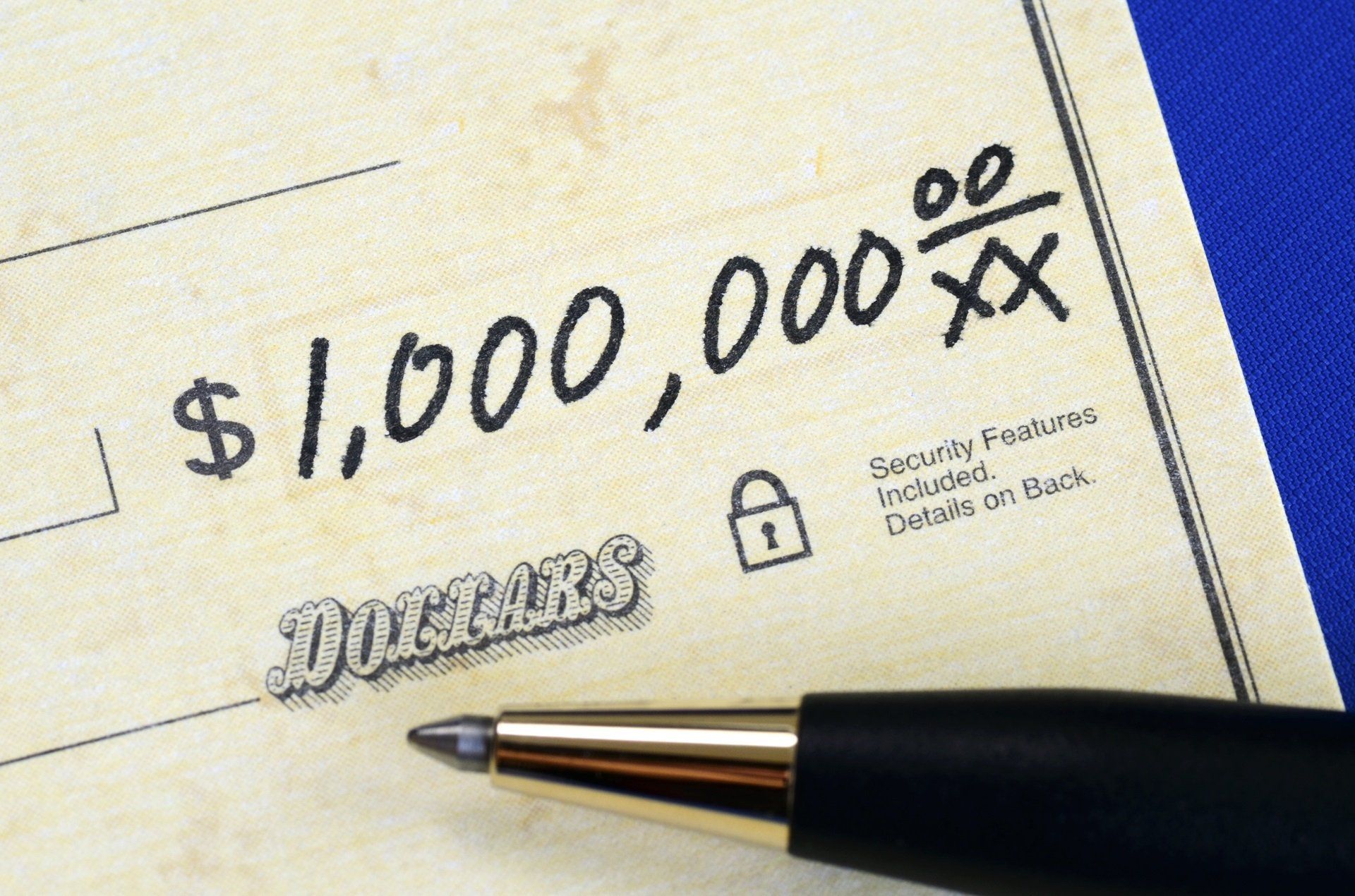 What You Needs to Know about Million Dollar Checks Doane and Doane, PA