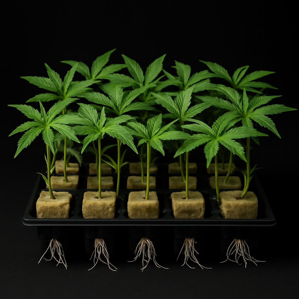 Rooted clones of exclusive genetics from Prairie State Hemp. Sour diesel, rainbow beltz, grape cream cake, apple fritter, Dubb Top BX x Wilson, Gelato Breath