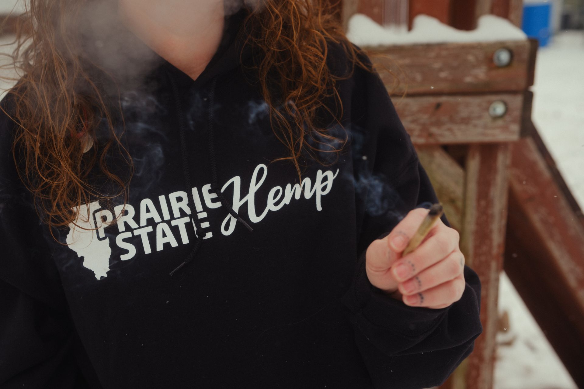 Prairie state hemp merch, smoking joints, cannabis lifestyle, high life, legal cannabis, local thca shops