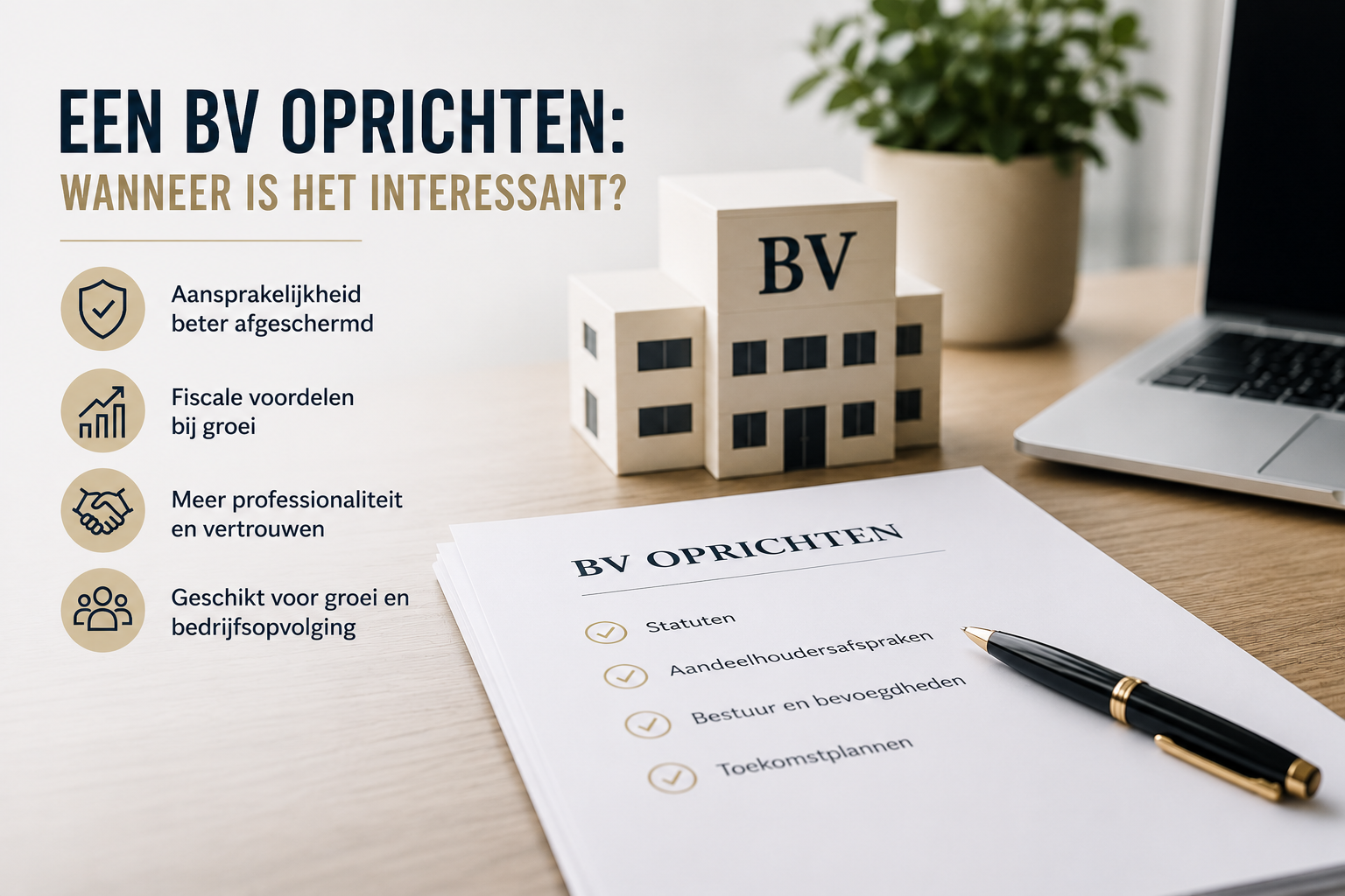 een bv oprichten, wanneer is dat interssant?