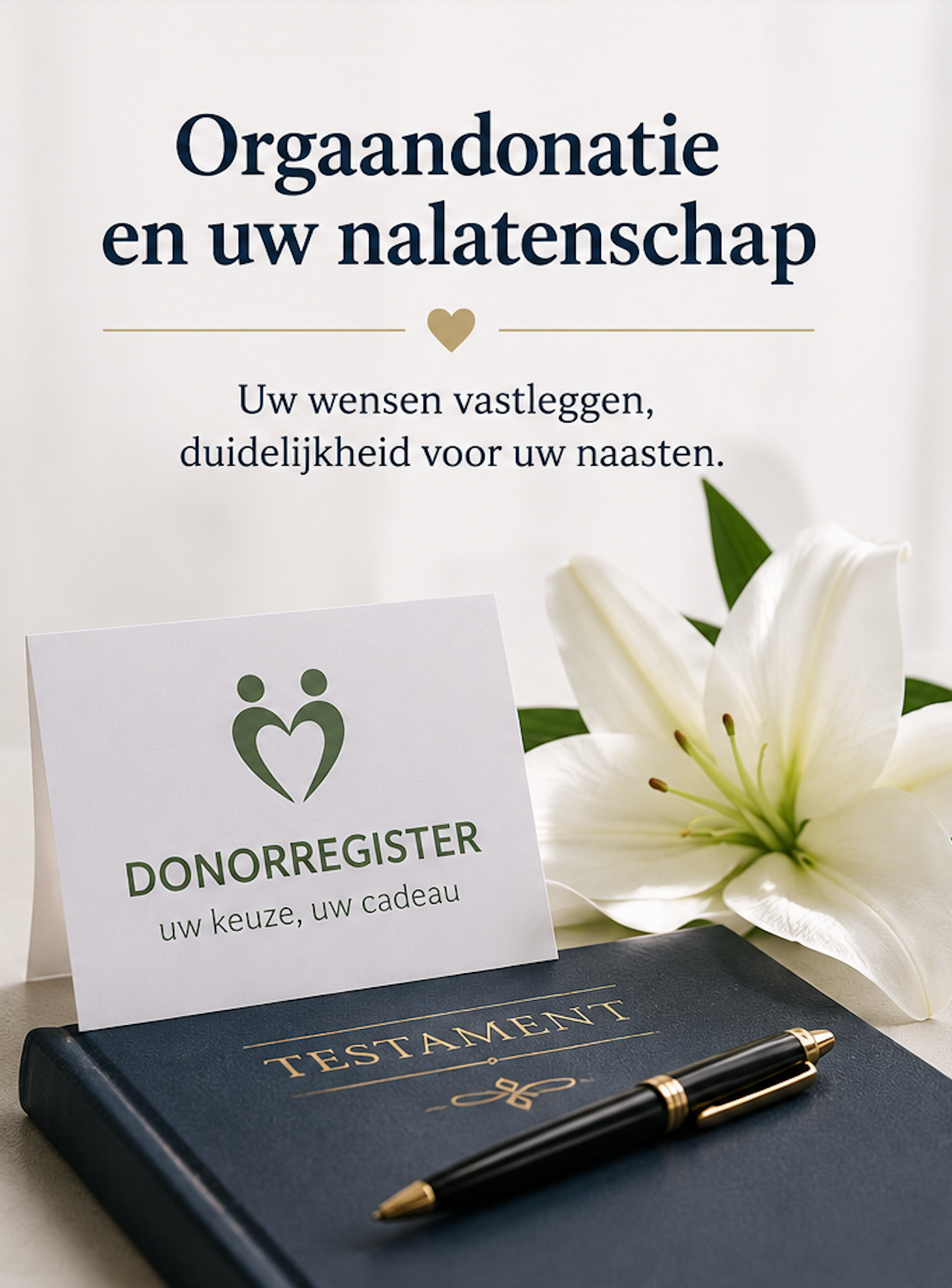 Orgaandonatie en uw nalatenschap: wat is geregeld?