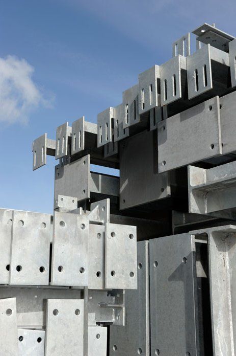 steel angles and beams