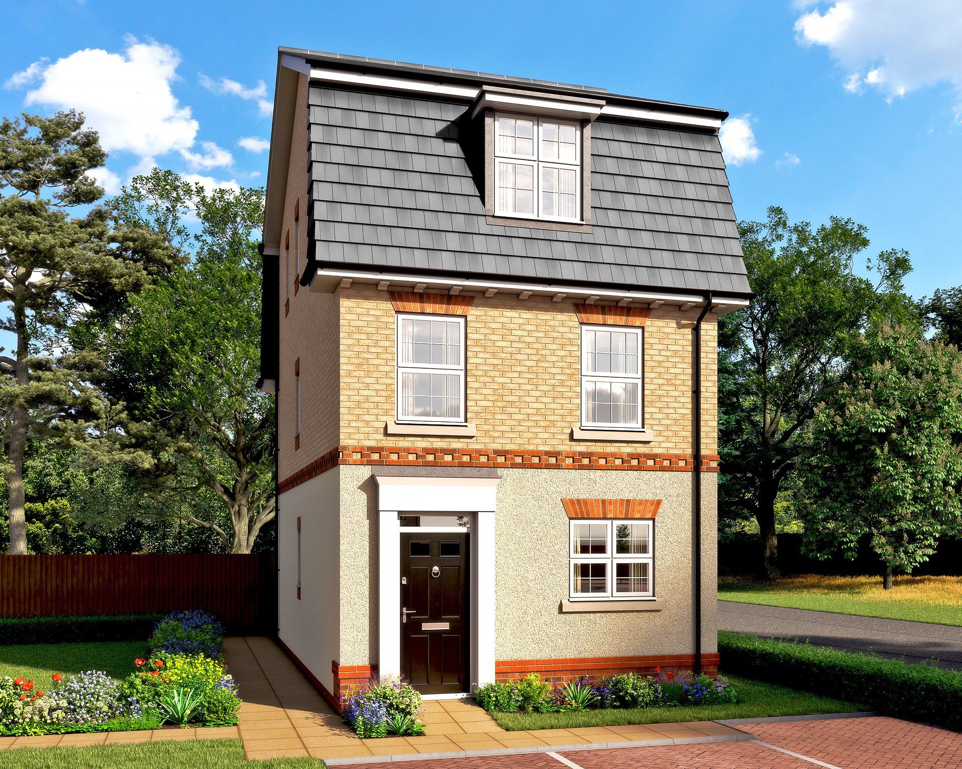 Queens Garden 3 and 4 bedroom new build homes for sale in St Asaph