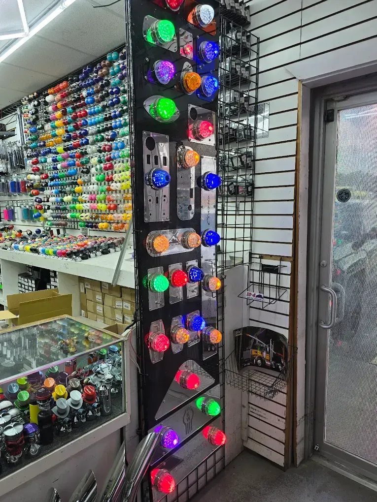 A store filled with lots of different colored lights.