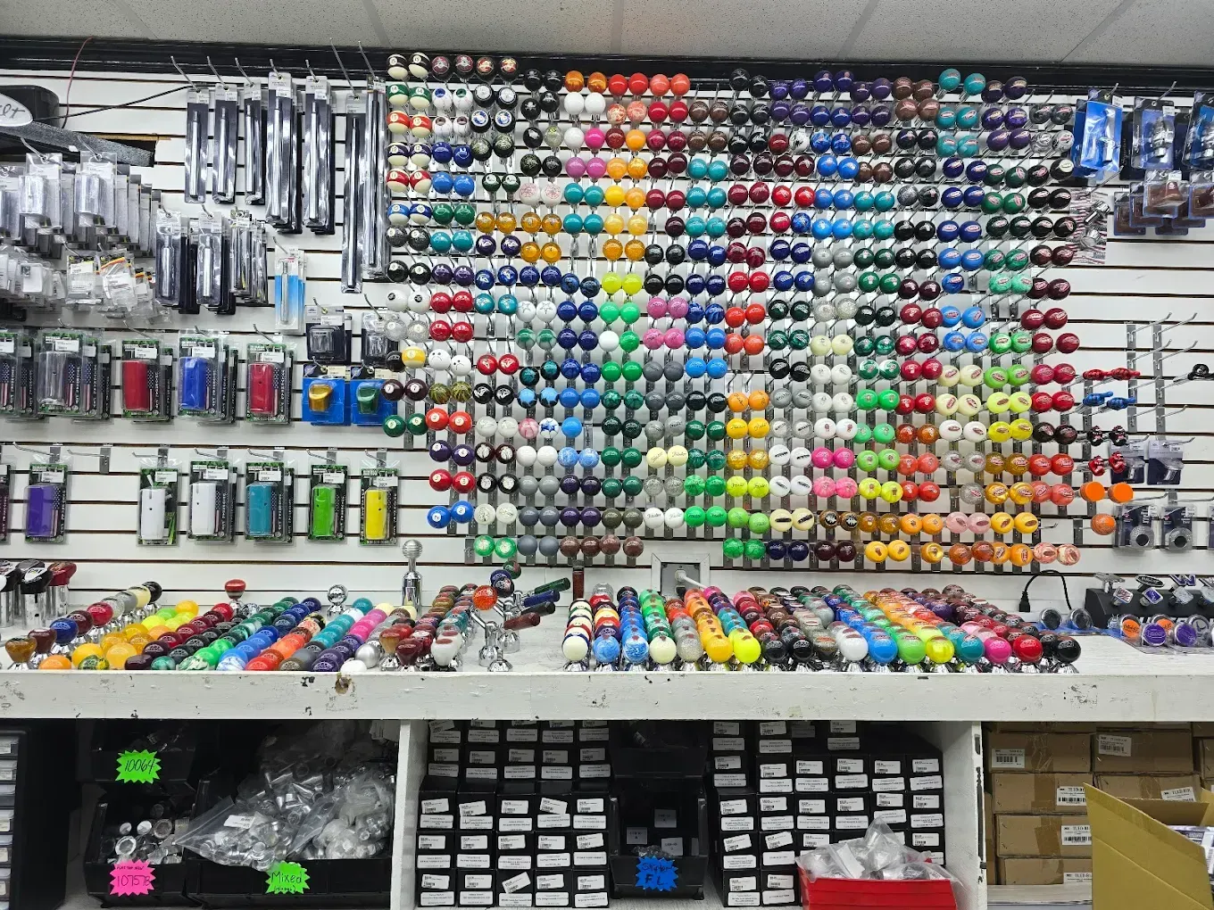 A store filled with lots of different colored items