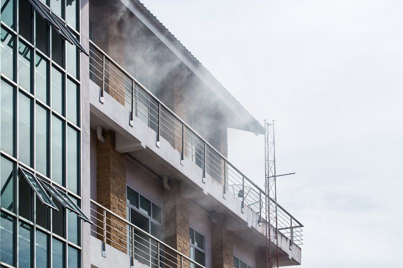 Smoke Coming Out on Building — Decatur, AL — J.W. Scott Construction
