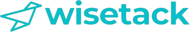 The word wise tack is written in blue on a white background.