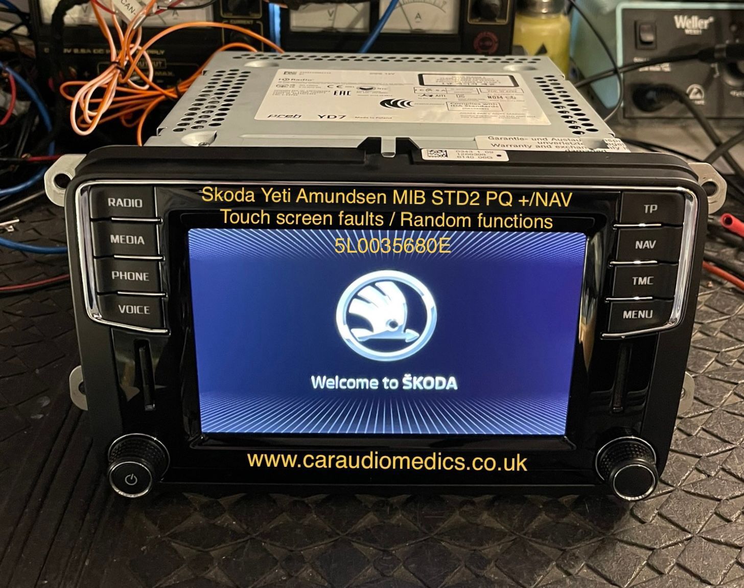 Skoda Yeti MIB STD2 PQ +/NAV 5L0035680E 5L0035200 %l0035200B 5L0035200D Composition Discover Media Amundsen II