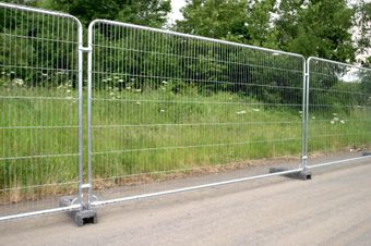 Construction heras fence panels'
