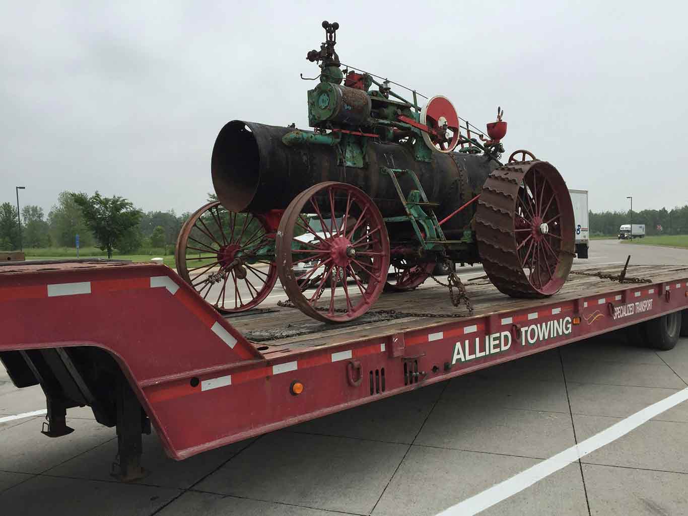 Trailer Loads — Transporting a Old Cannon in Detroit, MI