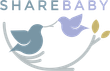 ShareBaby logo with two birds 