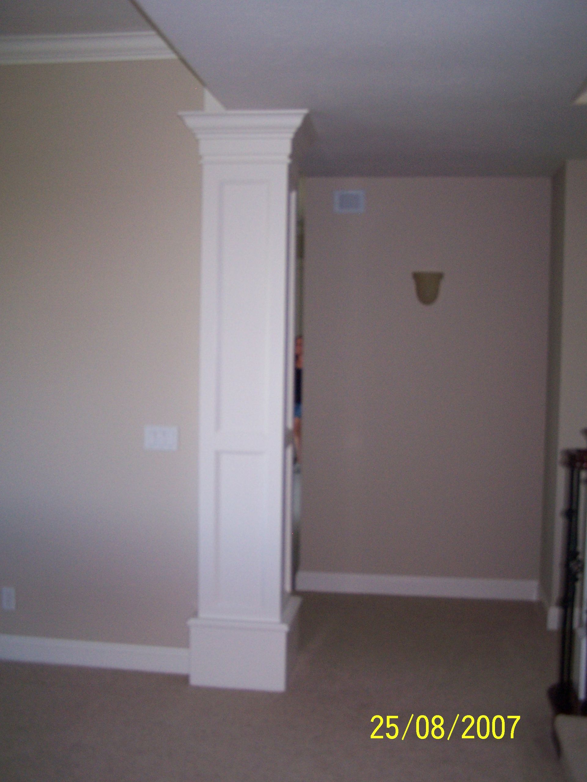 A photo of a living room was taken on august 25 2007