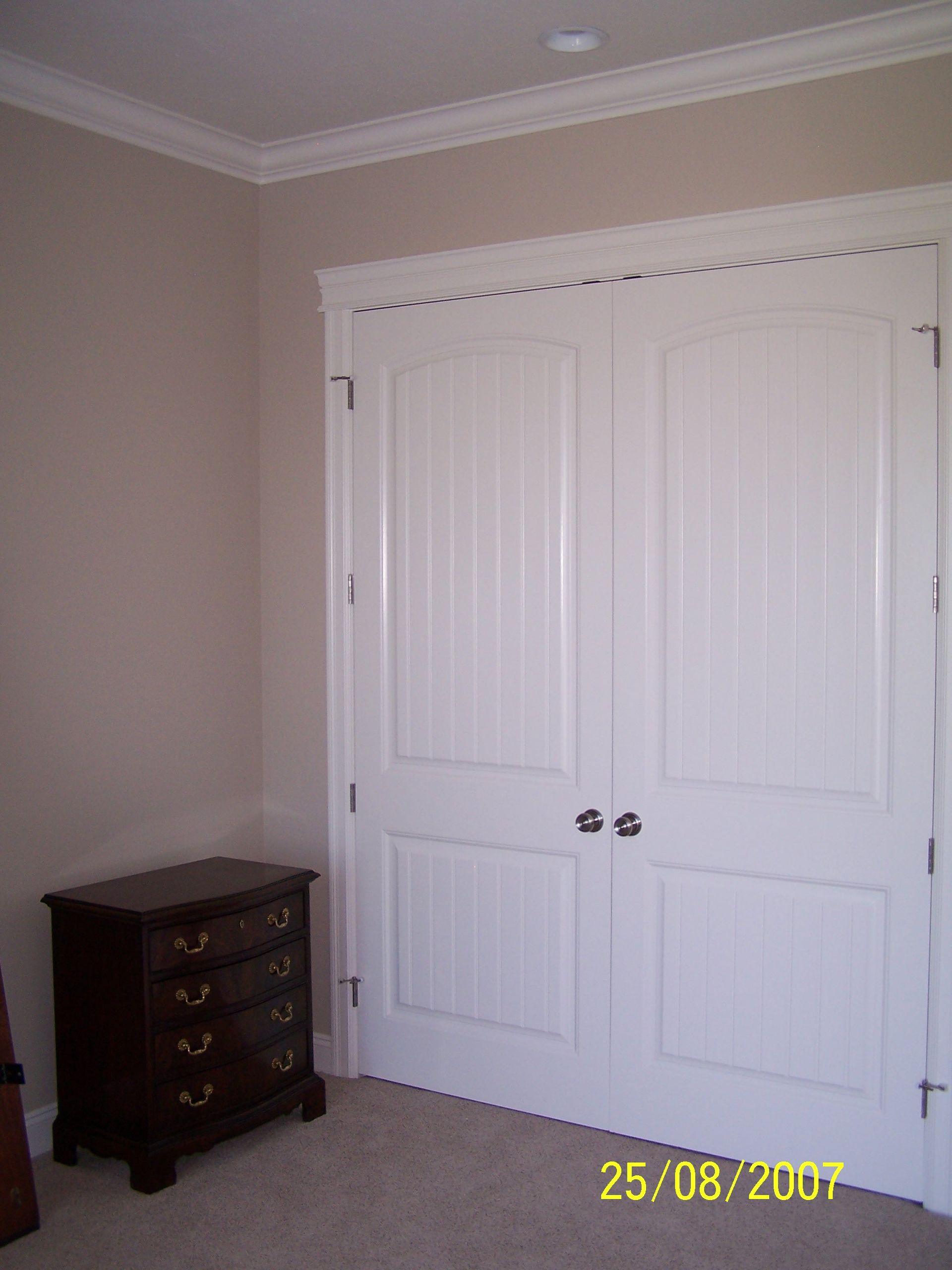 A photo of a bedroom taken on august 25 2007