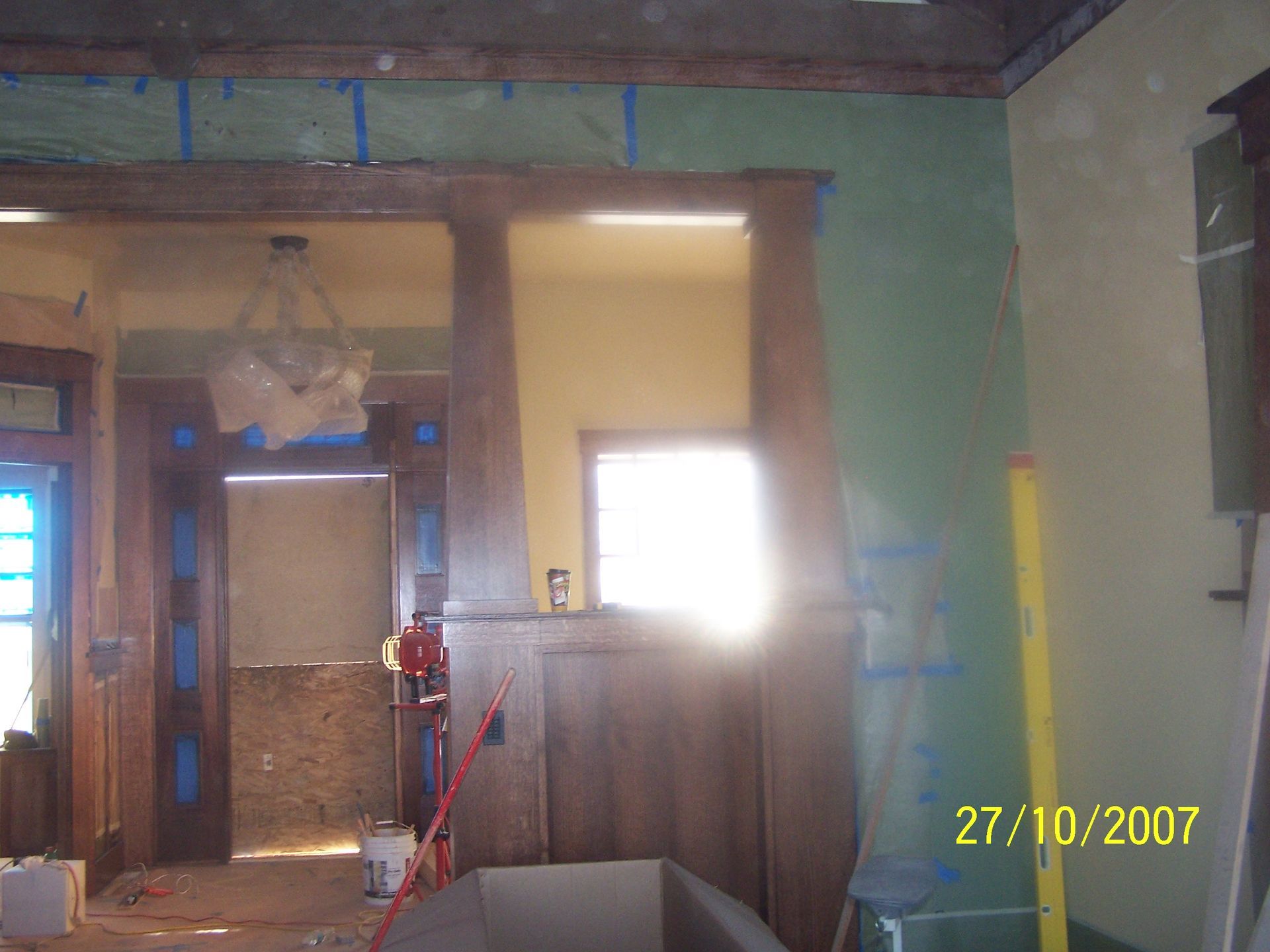 A photo taken on 27/10/2007 shows a room under construction
