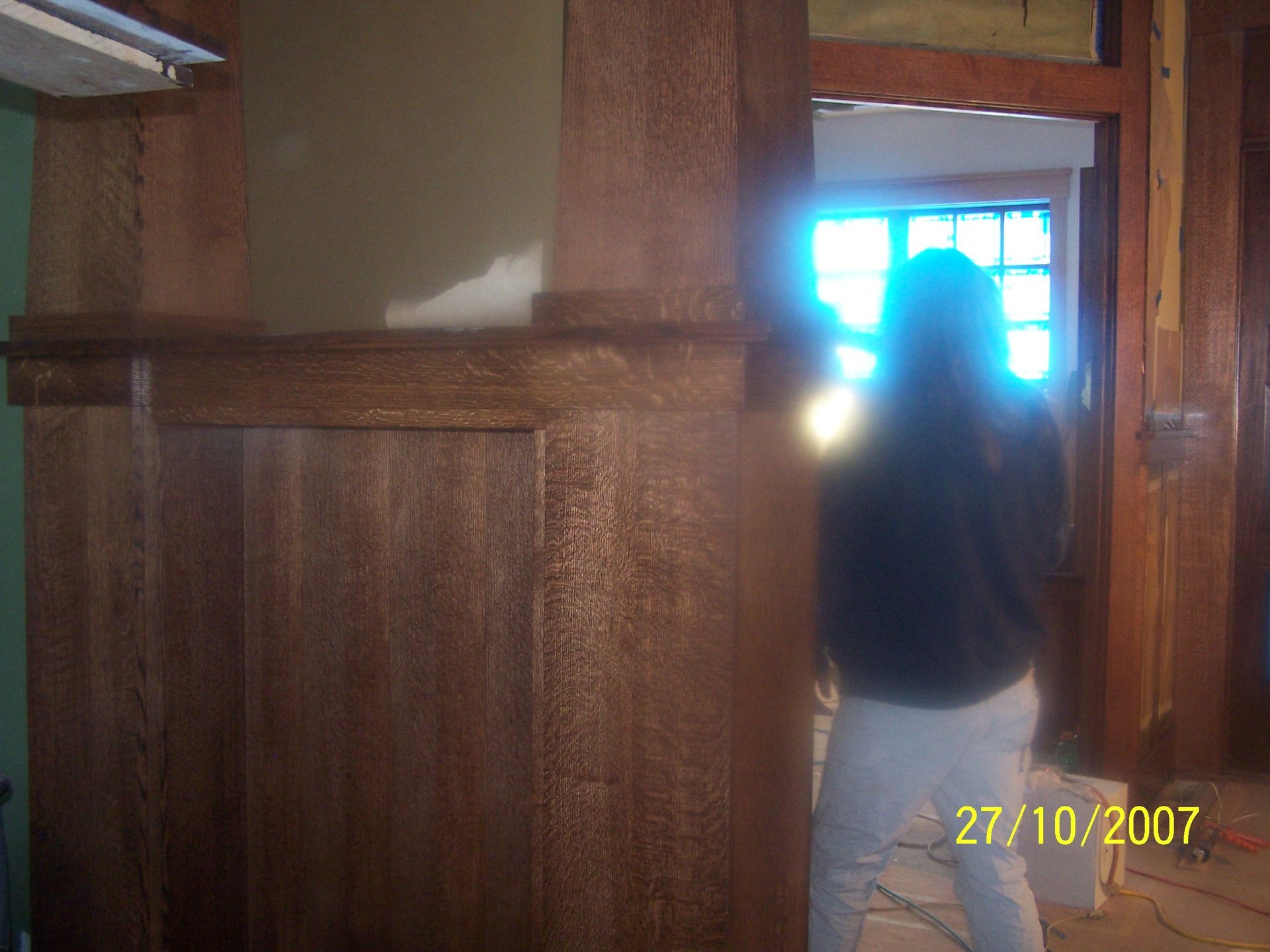 A photo taken on 27/10/2007 shows a man standing in a room