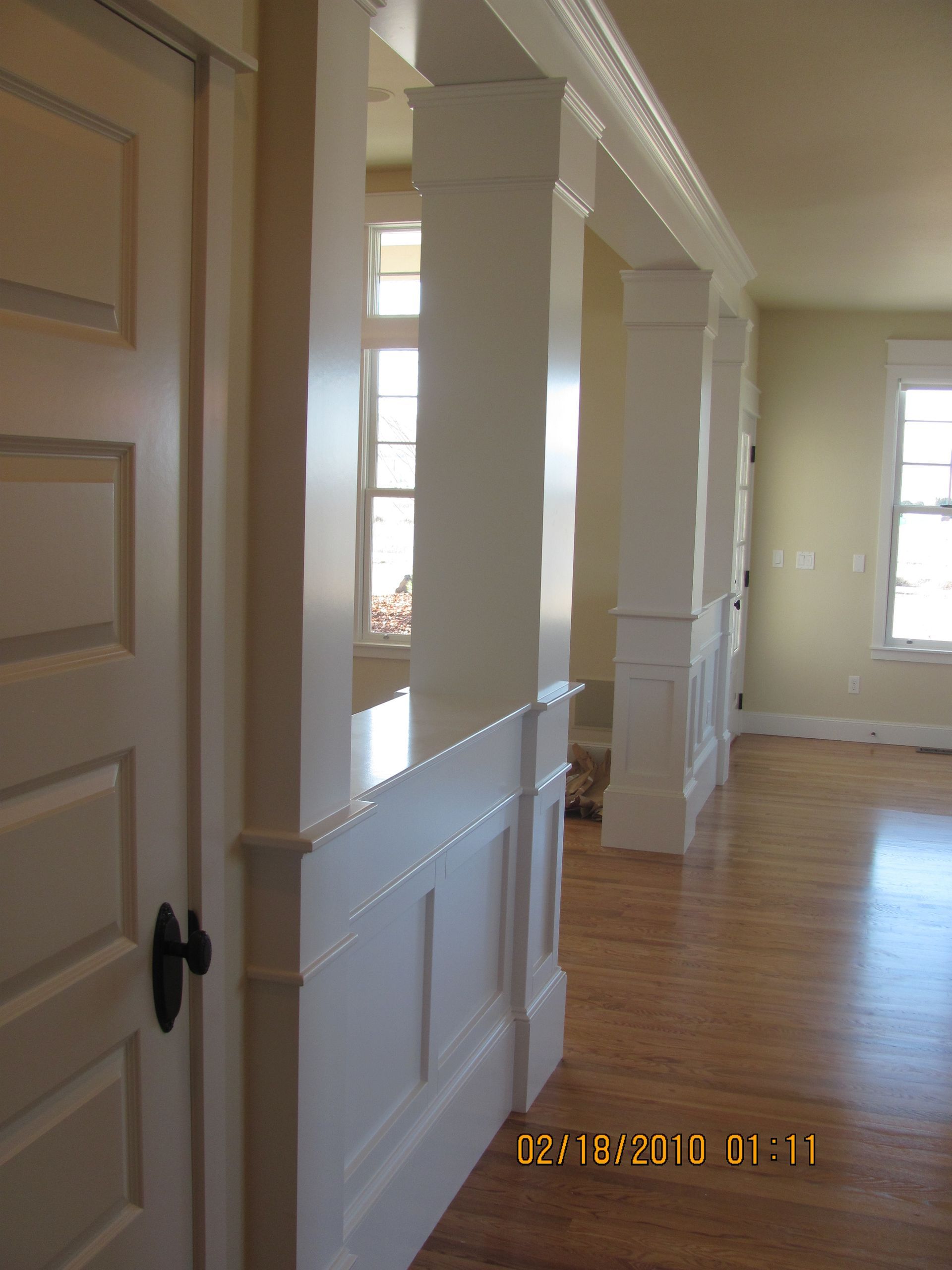 A photo of a hallway taken on february 6 2010